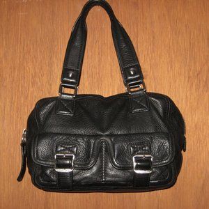 Vintage Michael Kors Black Pebbled Leather Purse